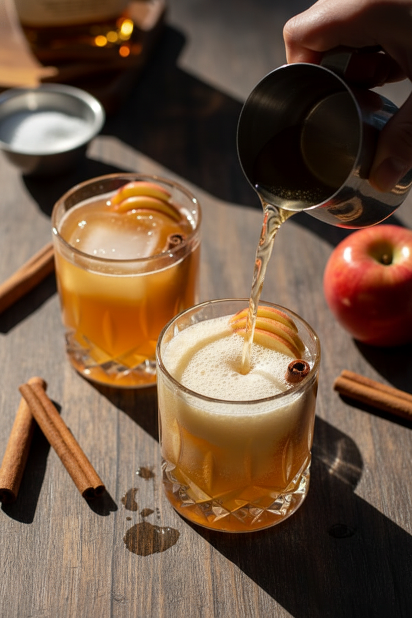 Apple Cider Bourbon Cocktail - The Schmidty Wife