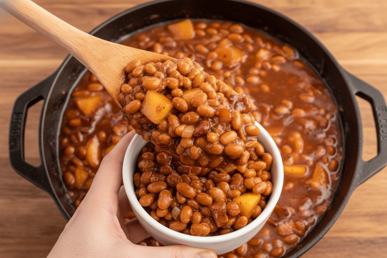 Apple Pie Baked Beans Recipe: Apple Pie Baked Beans Recipe