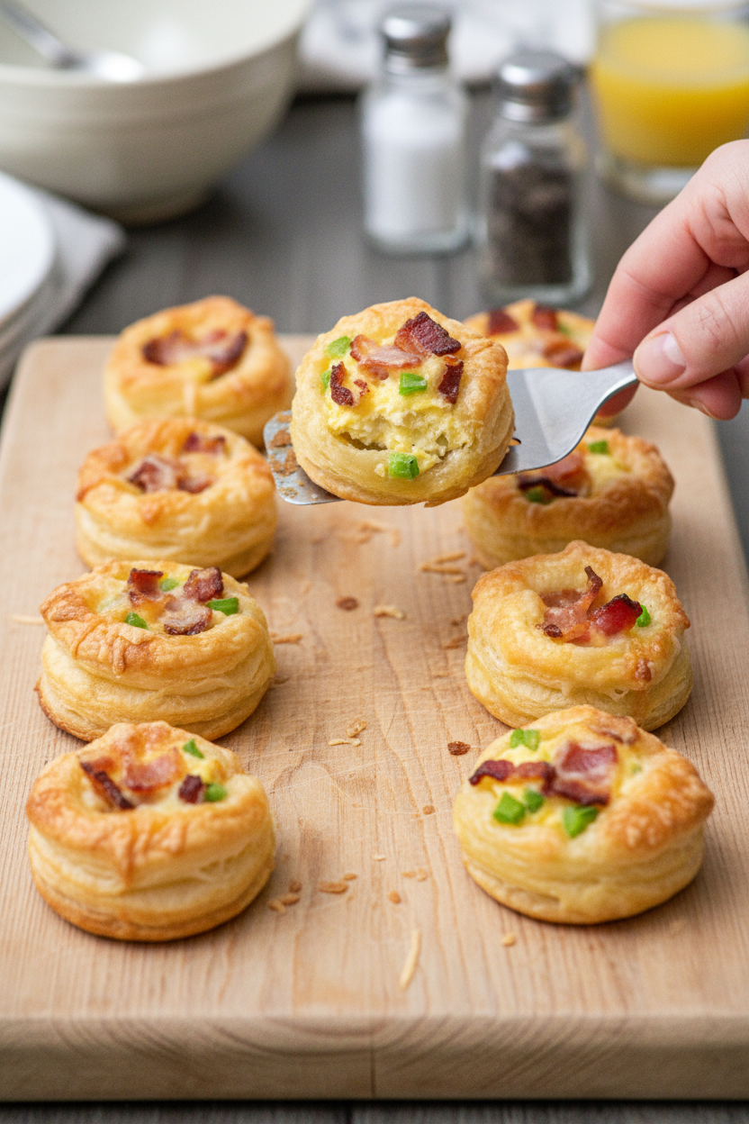 Bacon and Egg Breakfast Pastries