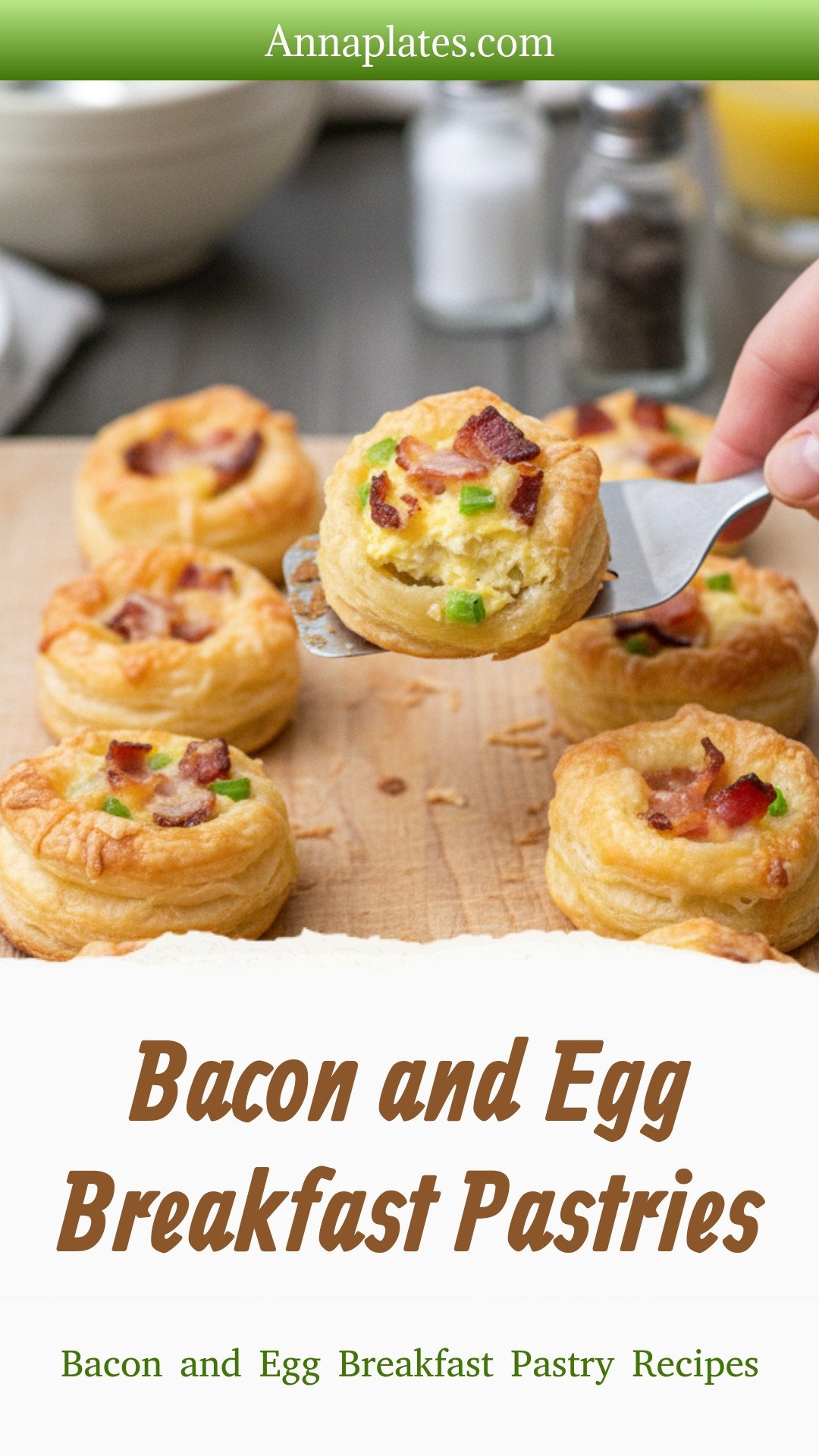 Bacon and Egg Breakfast Pastries
