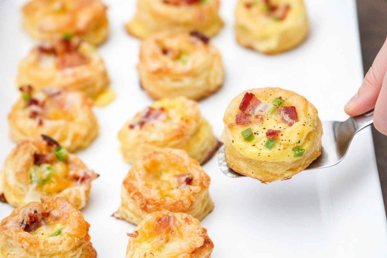 Bacon and Egg Breakfast Pastries