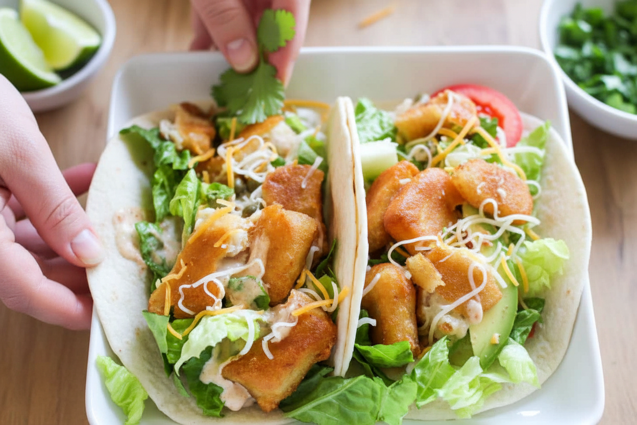 Baja Cream Fish Tacos Recipe