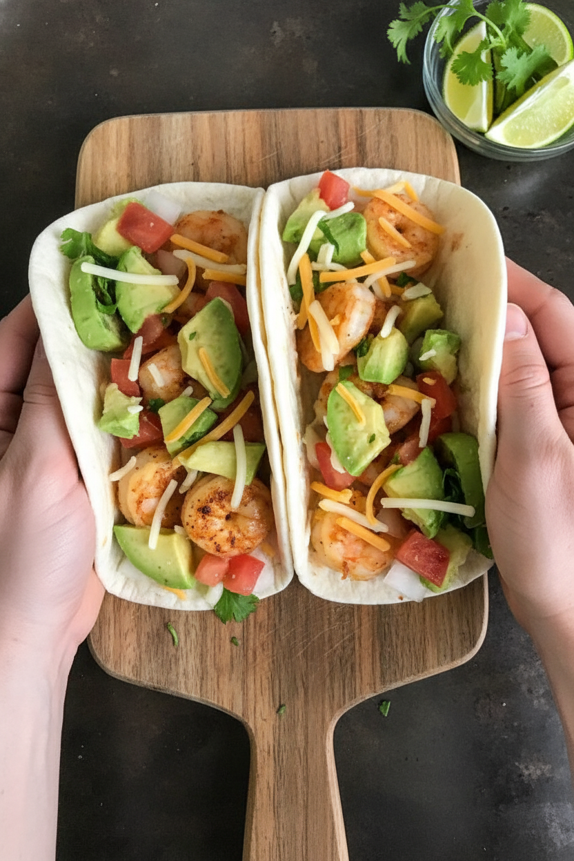 Baja Lime Grilled Shrimp Tacos