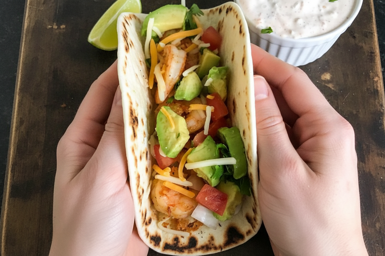 Baja Lime Grilled Shrimp Tacos