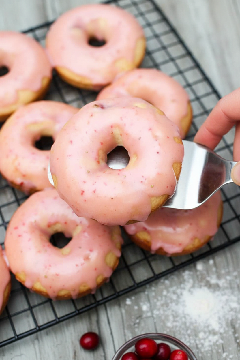 Baked Cranberry Donuts