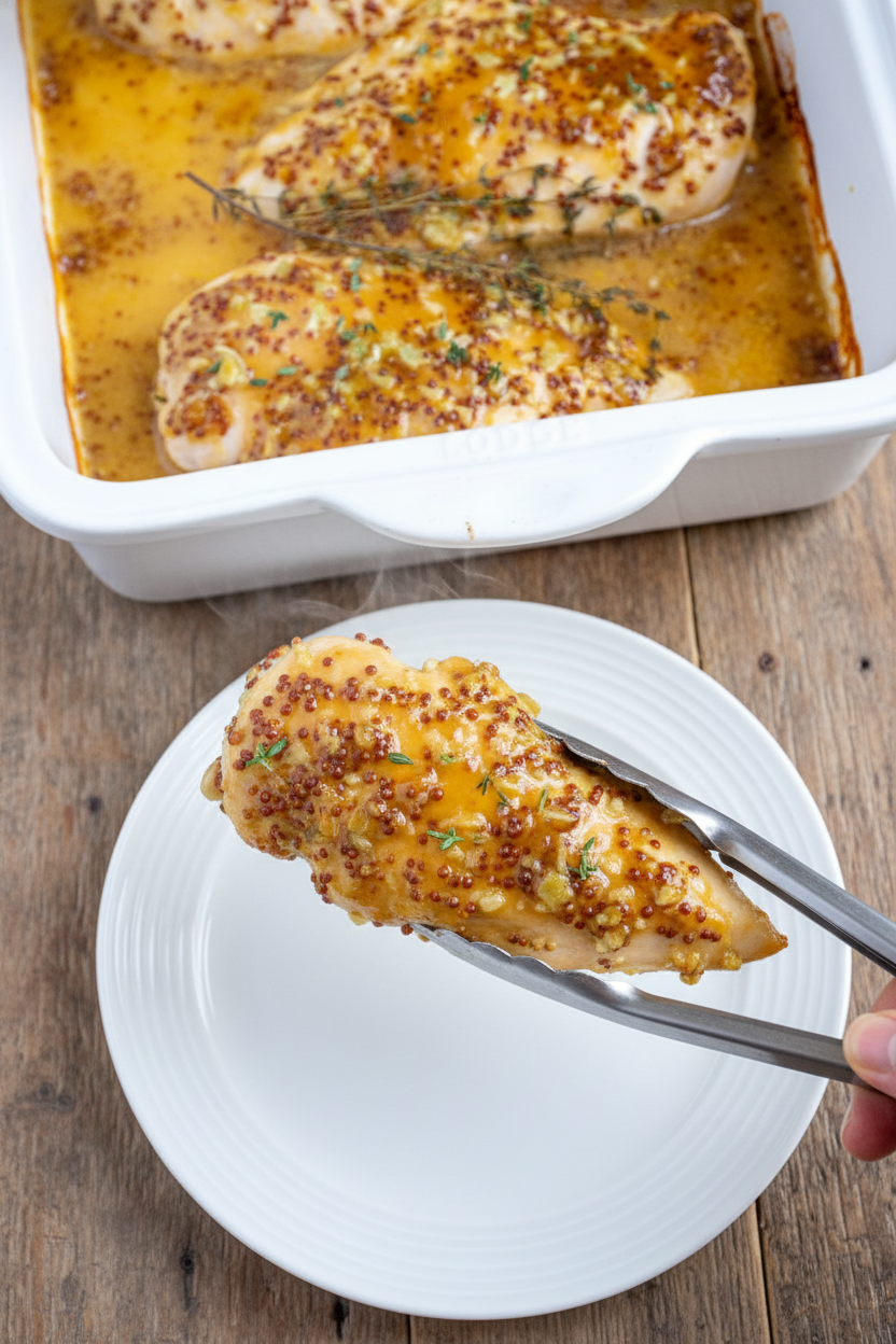 Baked Honey Mustard Chicken Breasts - The Schmidty Wife