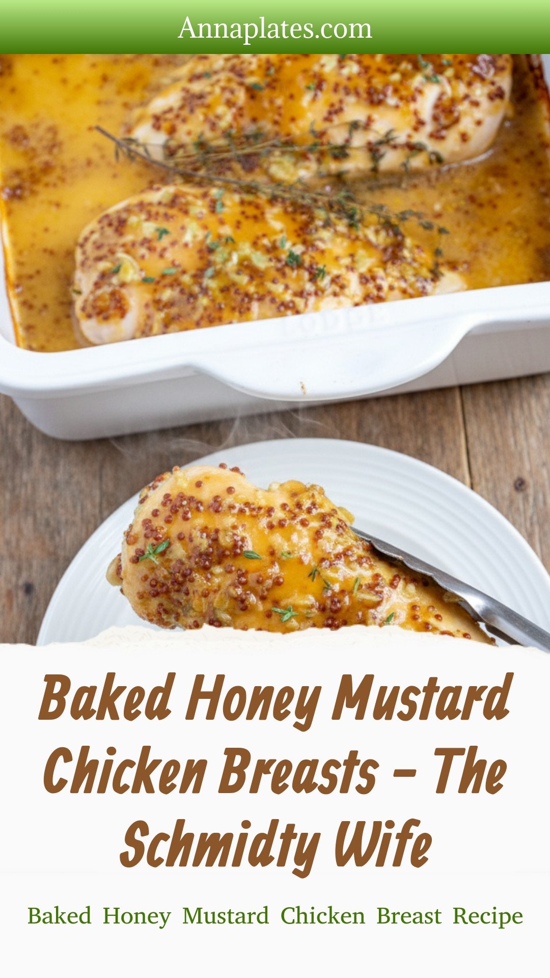 Baked Honey Mustard Chicken Breasts - The Schmidty Wife