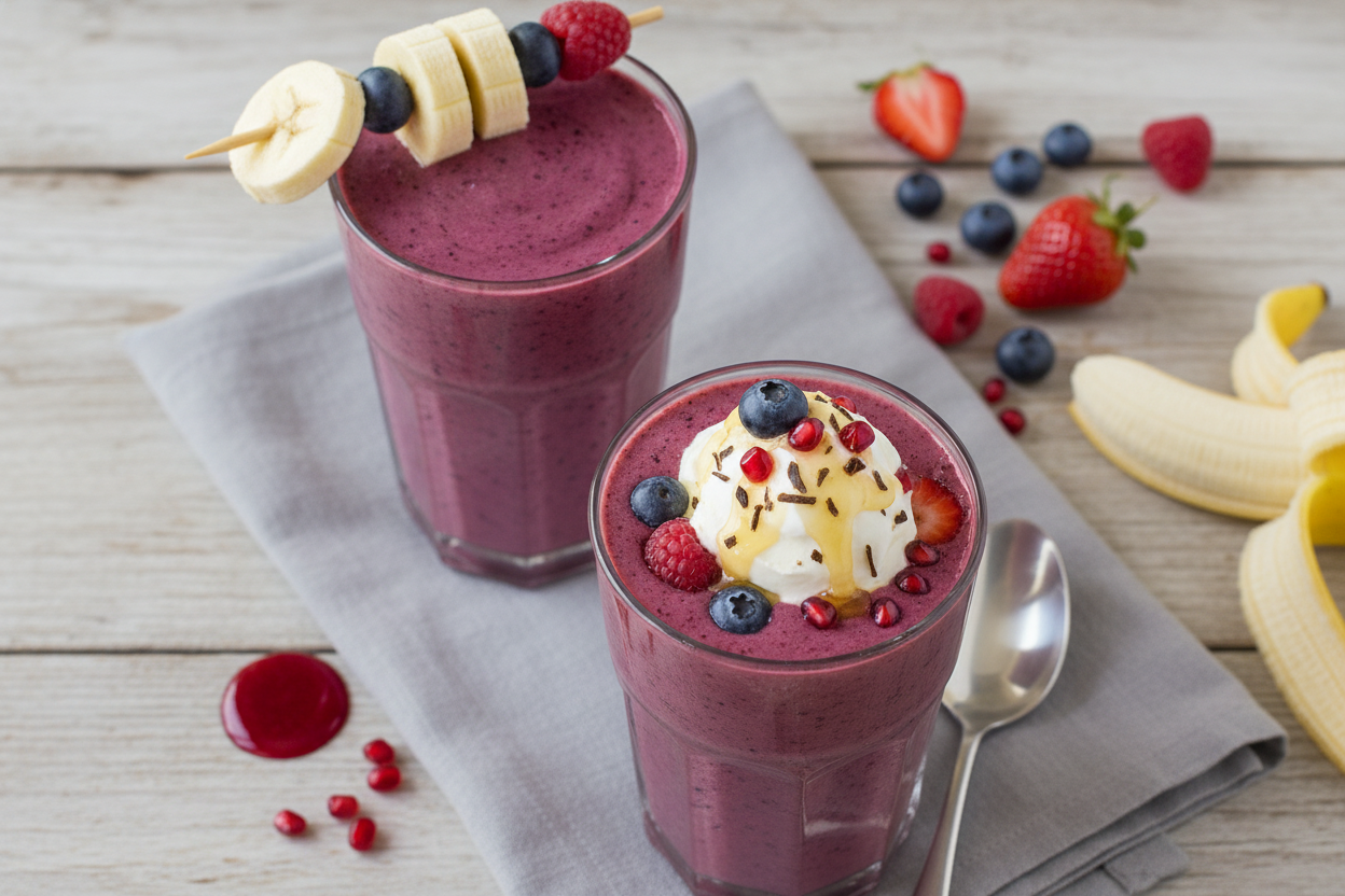 Berry Banana Smoothies | Bounce Back Smoothies