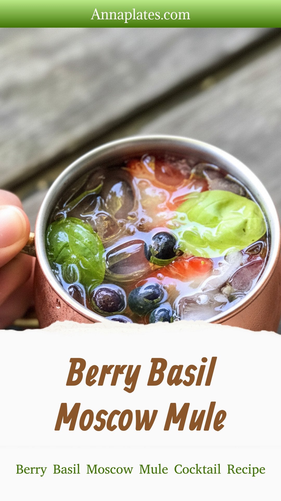 Berry Basil Moscow Mule