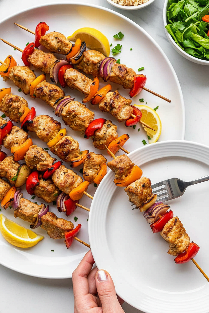 Best Juicy Grilled Chicken Kabobs