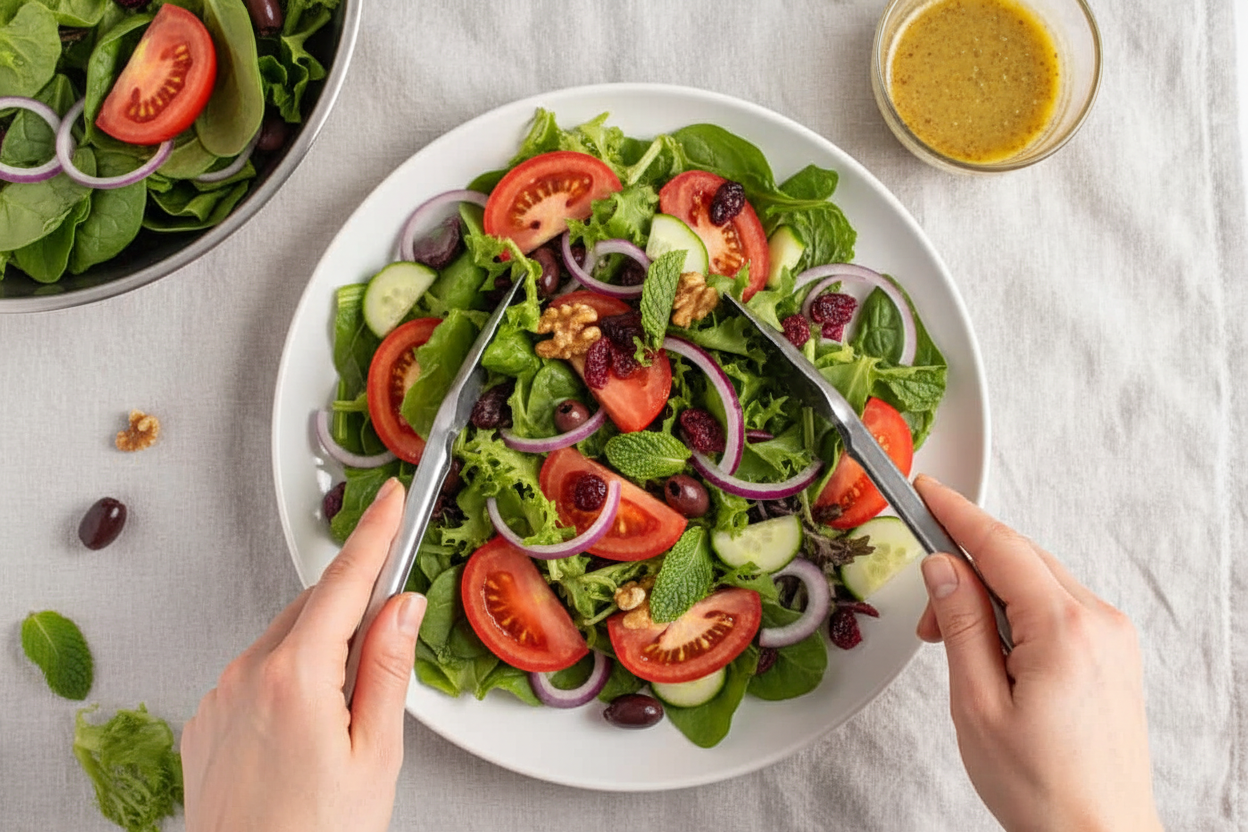 The BEST Spring Mix Salad - The Schmidty Wife