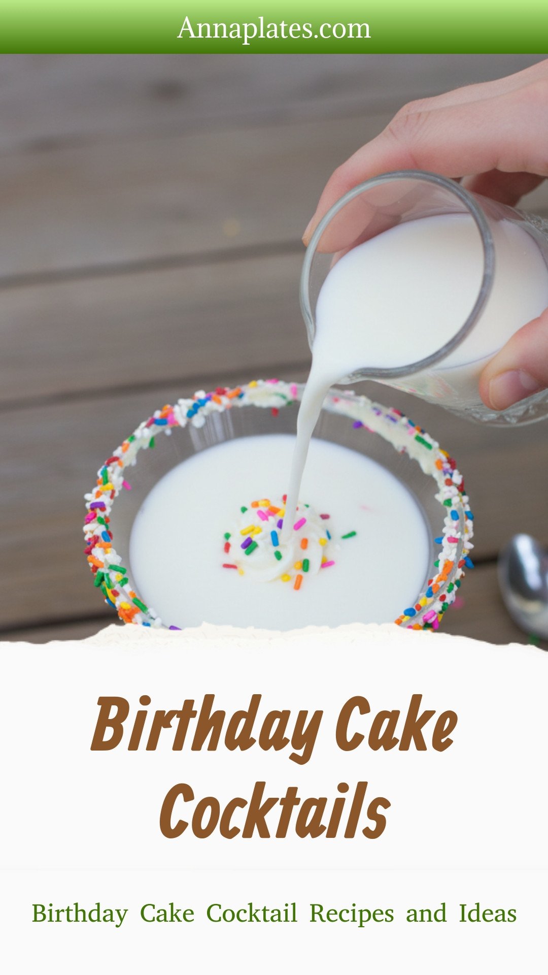 Birthday Cake Cocktails