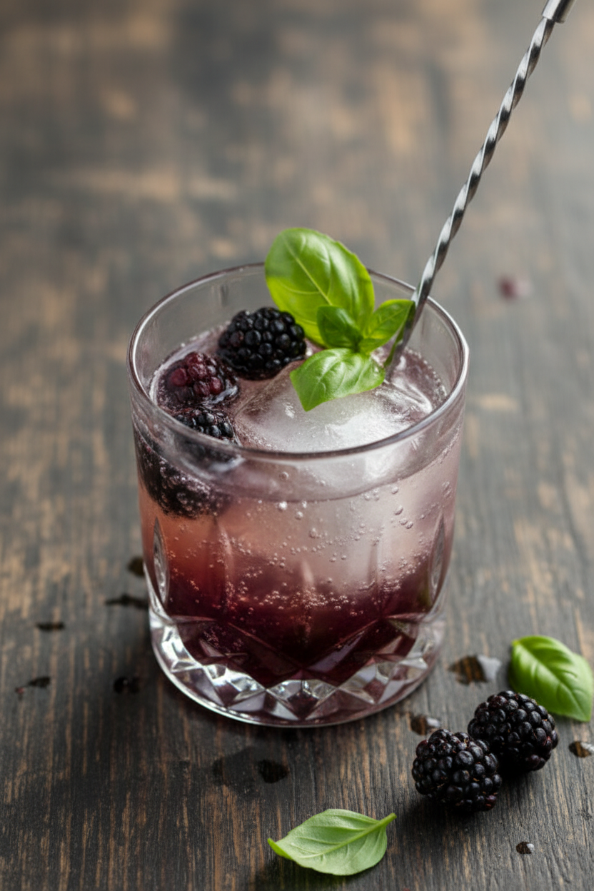 Blackberry Bourbon Smash Cocktail - The Schmidty Wife
