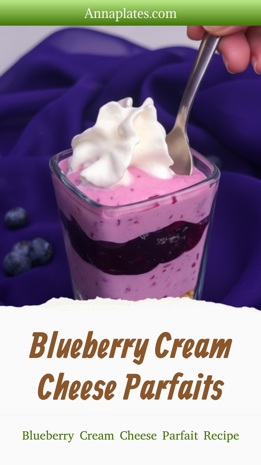 Blueberry Cream Cheese Parfaits