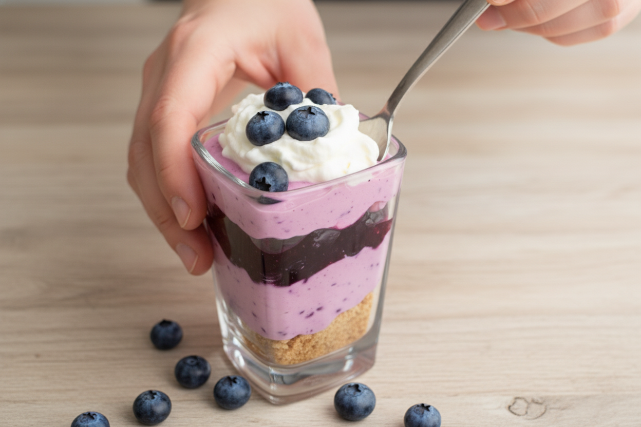 Blueberry Cream Cheese Parfaits