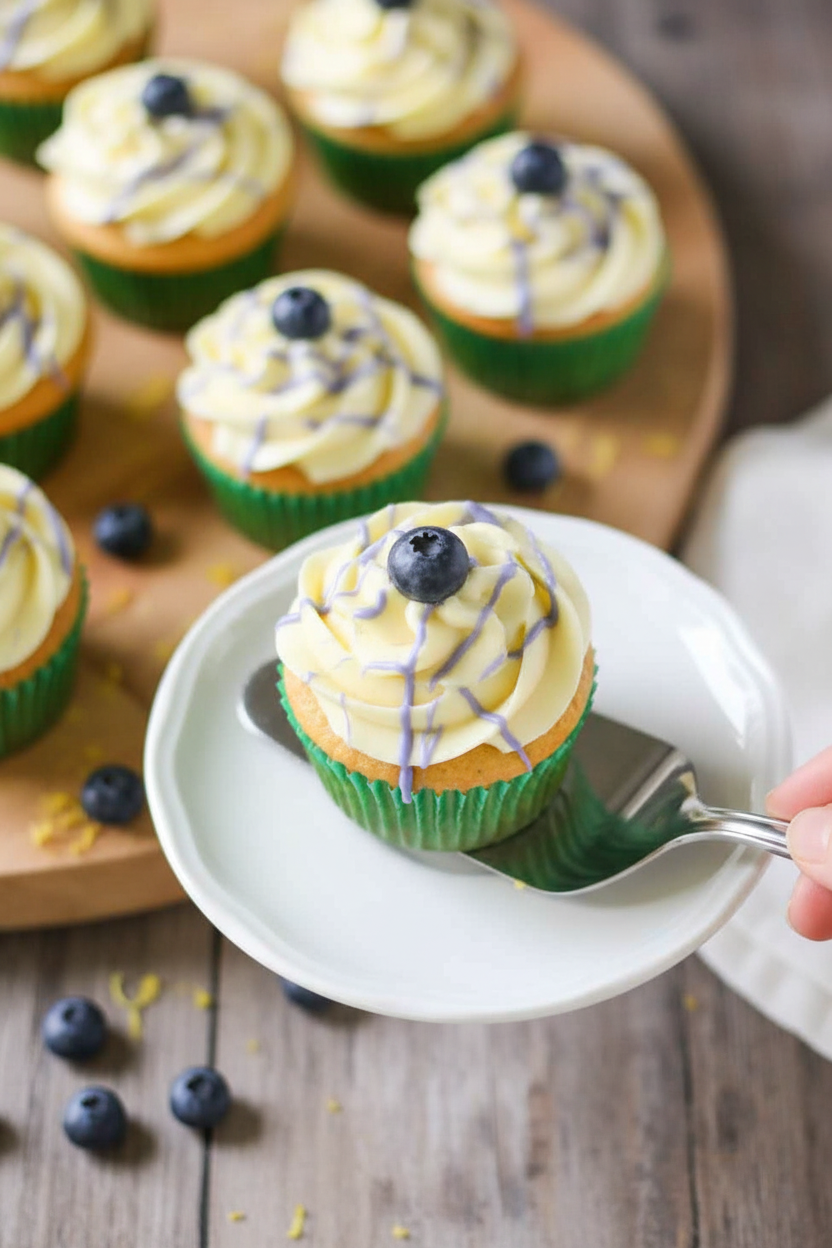 Blueberry Lemon Cupcakes 