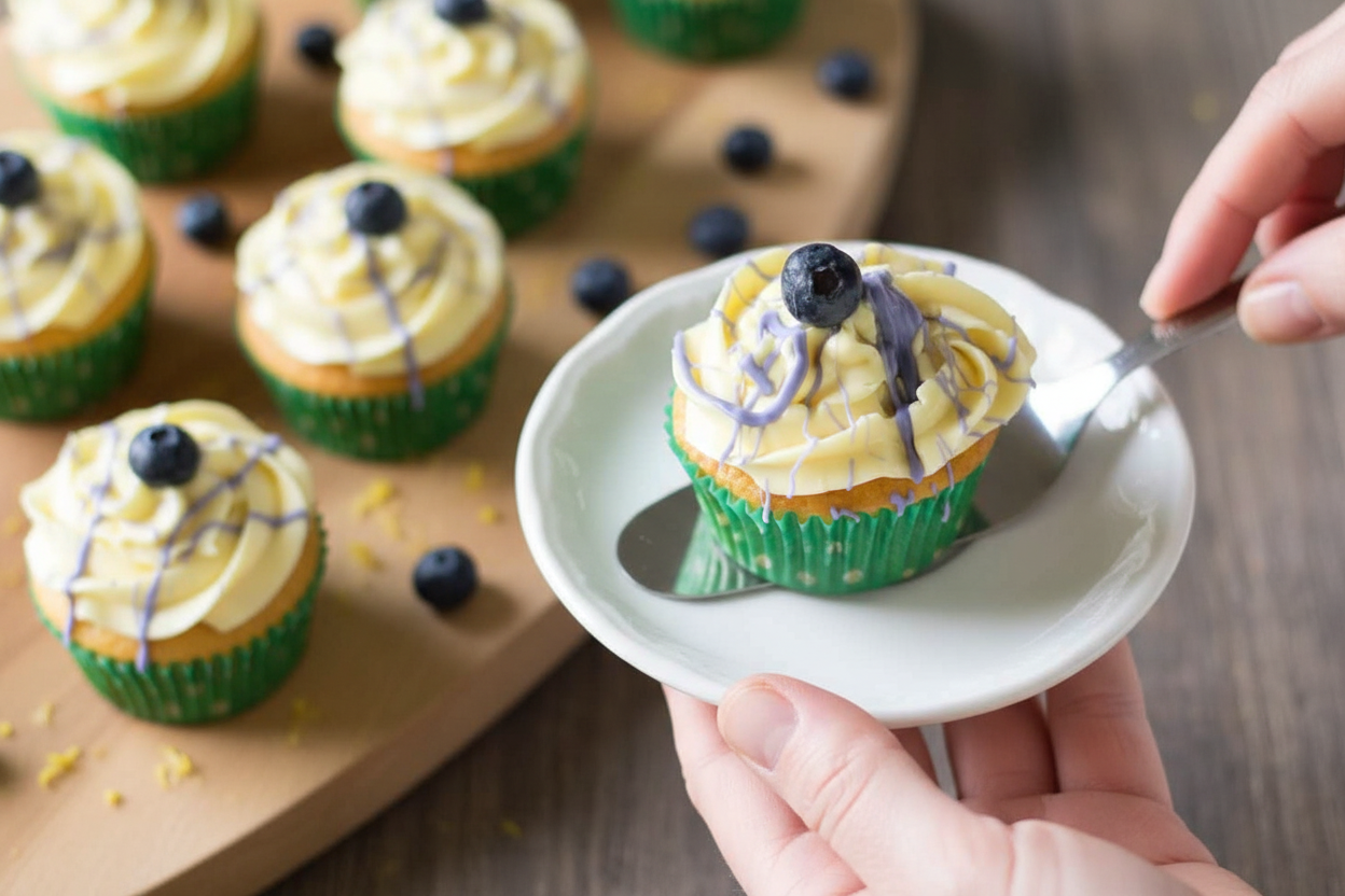 Blueberry Lemon Cupcakes Recipe
