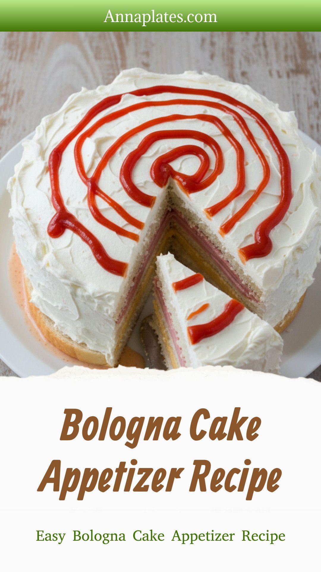 Bologna Cake Appetizer Recipe