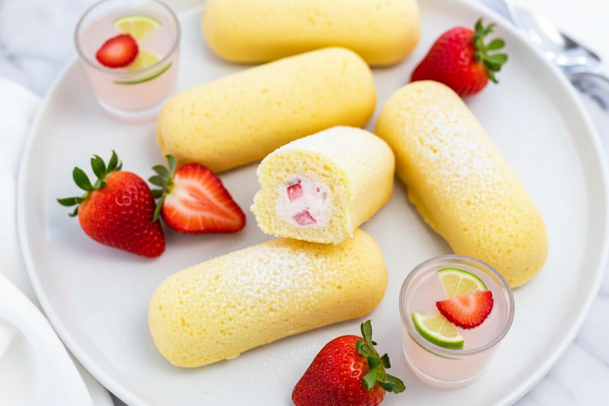 Boozy Strawberry Margarita Twinkies #margaritaweekend