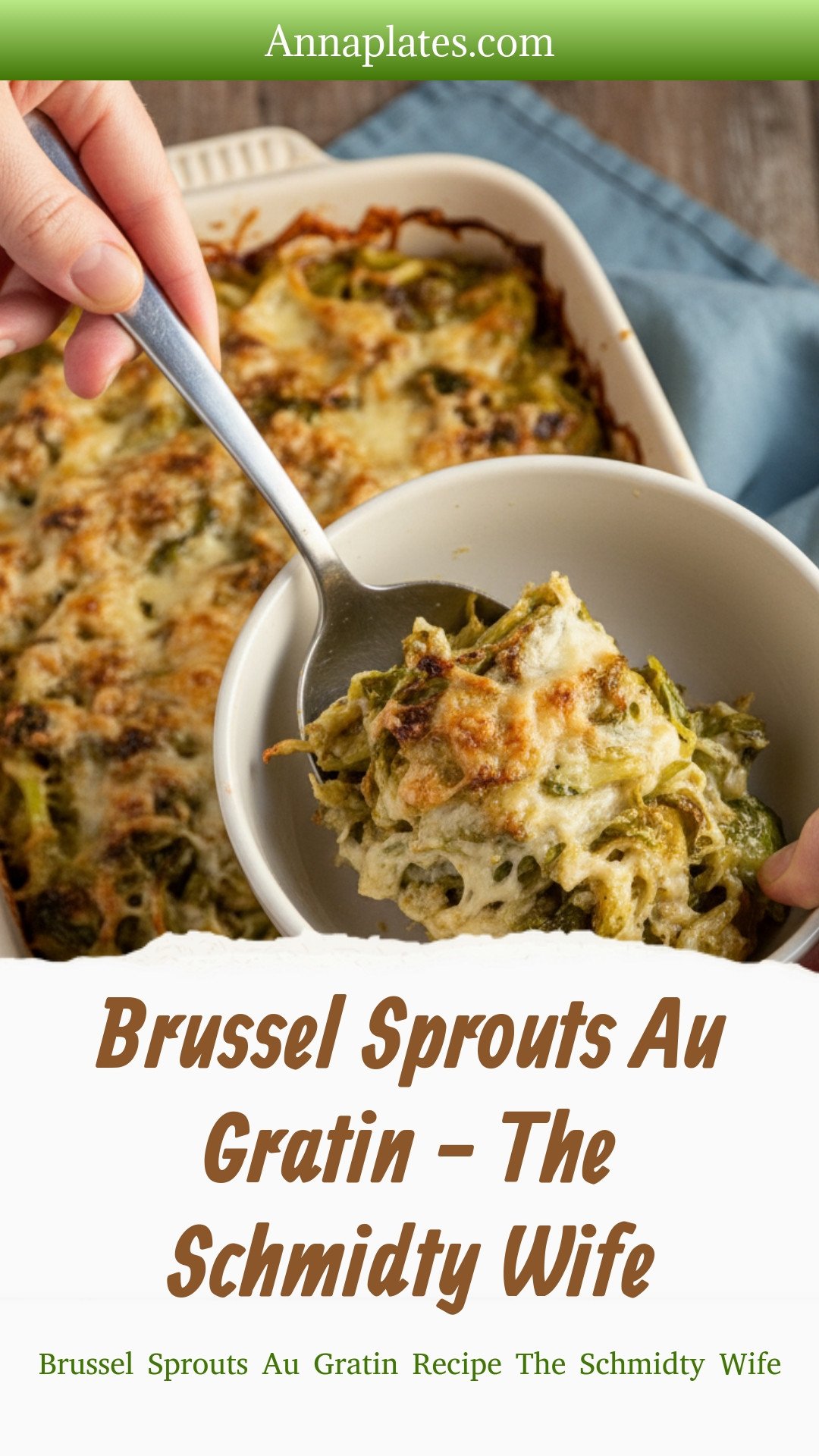 Brussel Sprouts Au Gratin - The Schmidty Wife