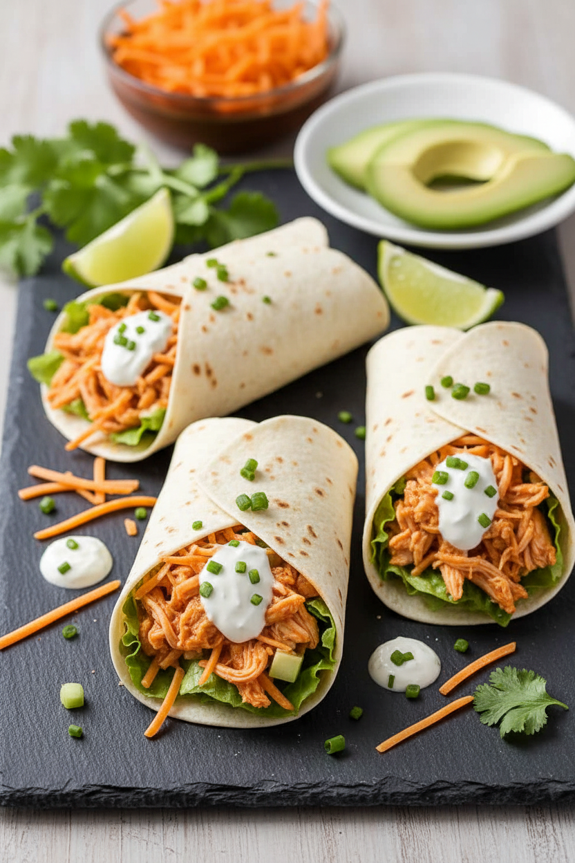 Buffalo Chicken Wraps