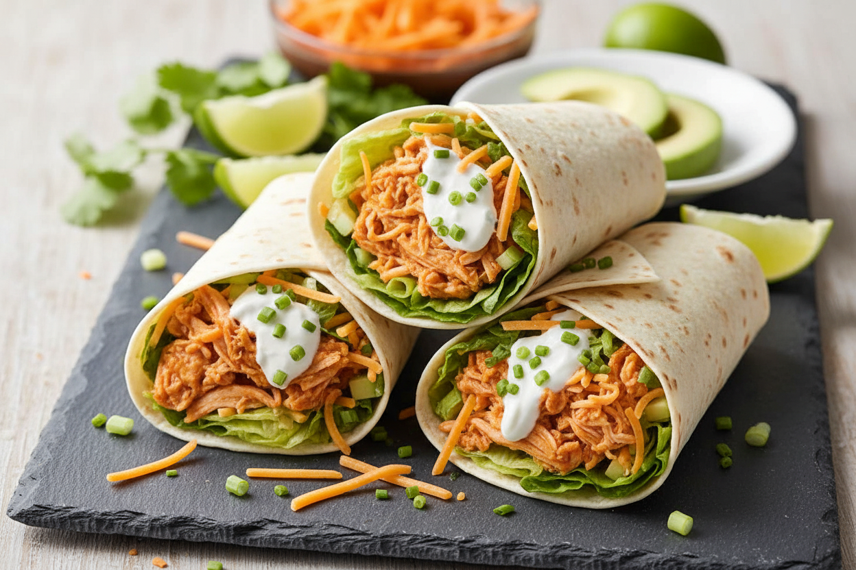 Buffalo Chicken Wraps