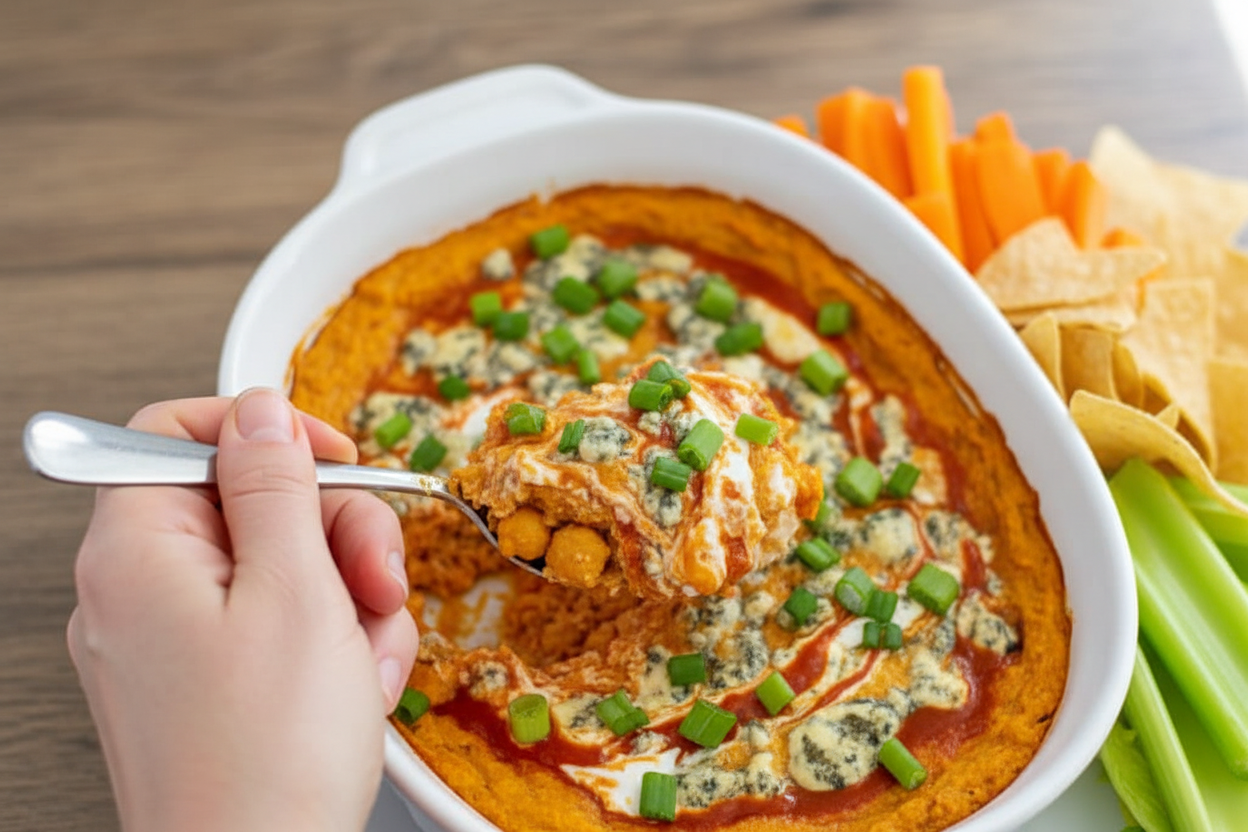 Buffalo Chickpea Dip Recipe The Schmidty Wife