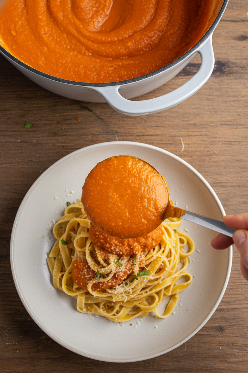 Butternut Squash Pasta Sauce - The Schmidty Wife