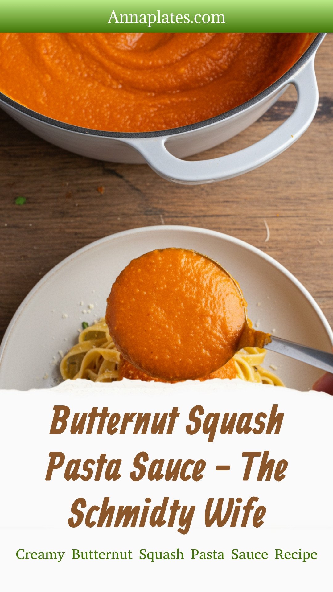 Butternut Squash Pasta Sauce - The Schmidty Wife