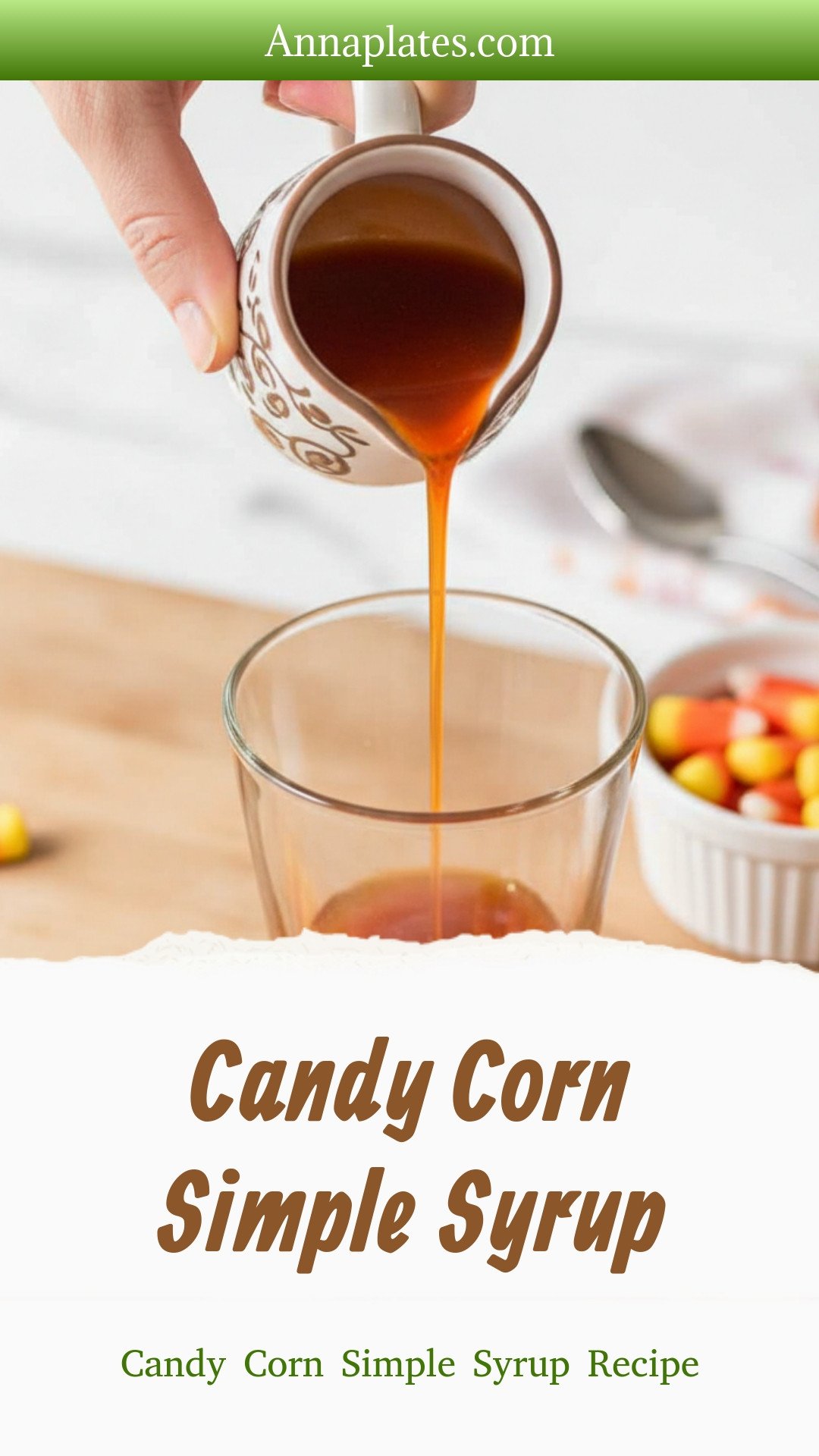 Candy Corn Simple Syrup