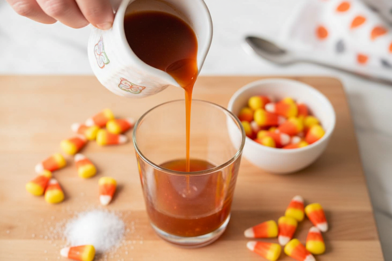 Candy Corn Simple Syrup