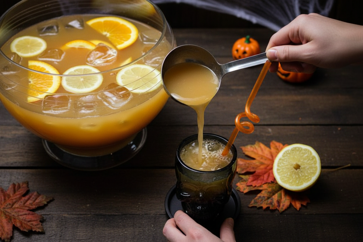 Captain's Cauldron Punch - a Halloween Party Punch