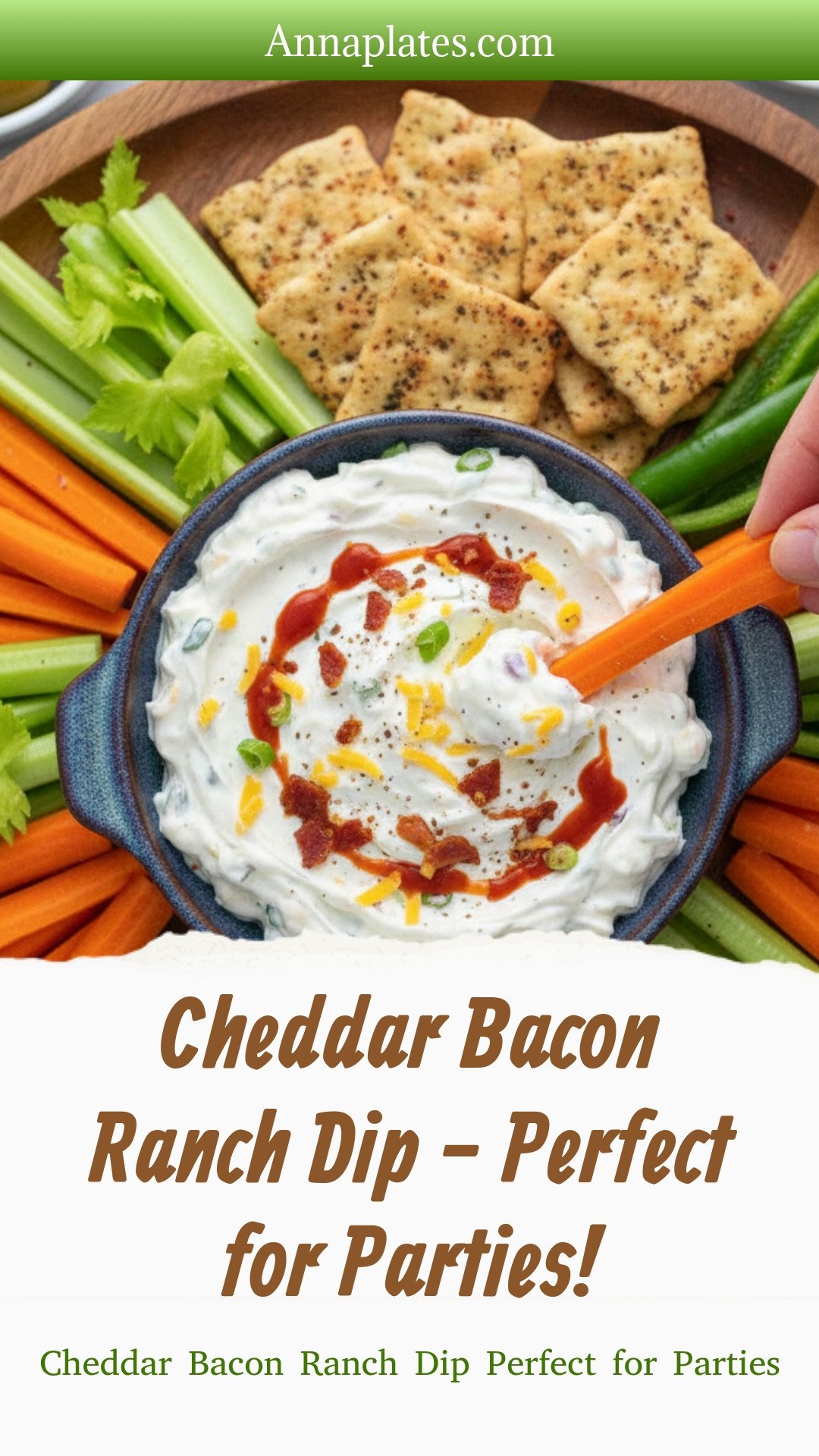 Cheddar Bacon Ranch Dip - Perfect for Parties!