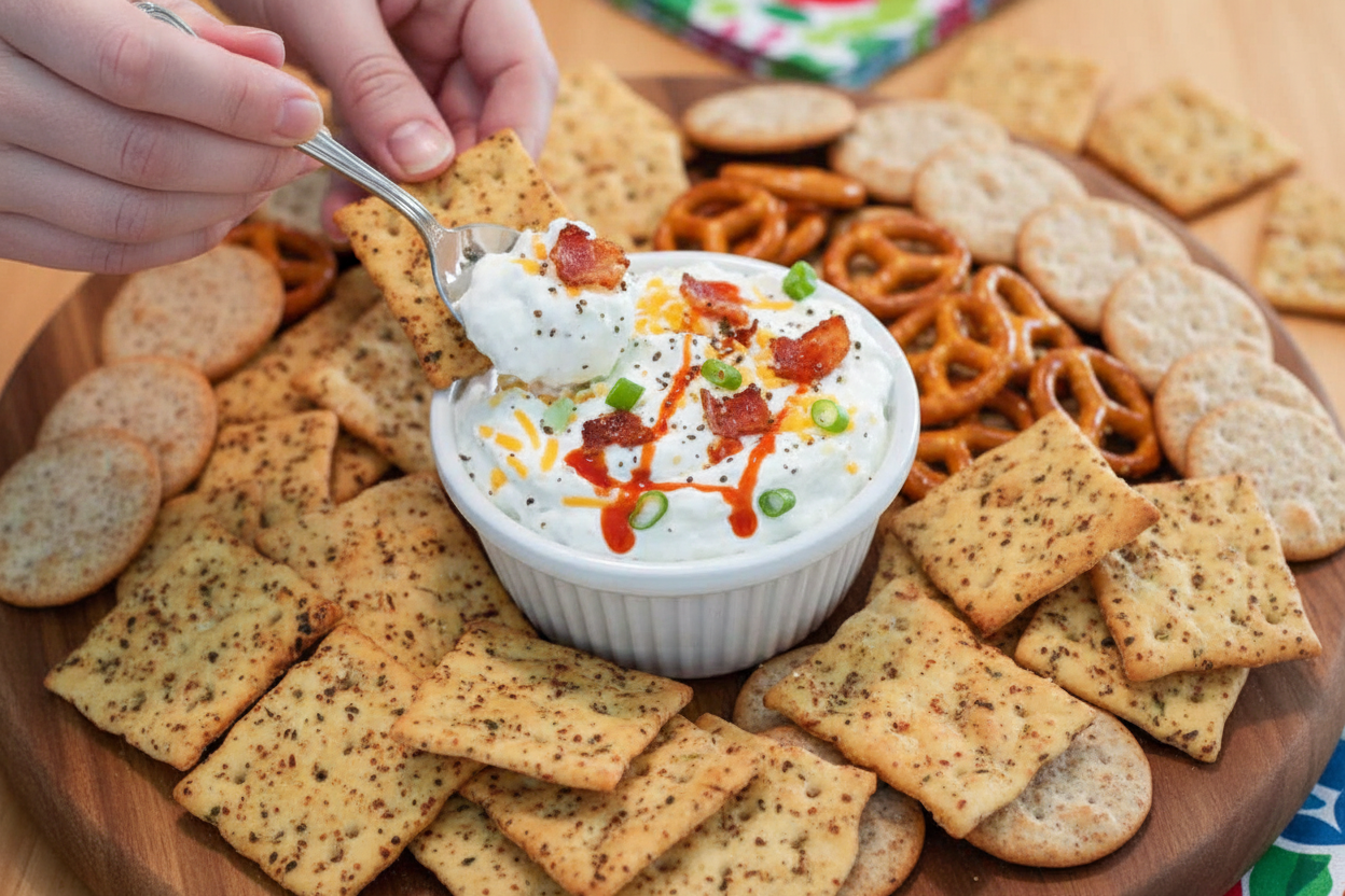 Cheddar Bacon Ranch Dip - Perfect for Parties!