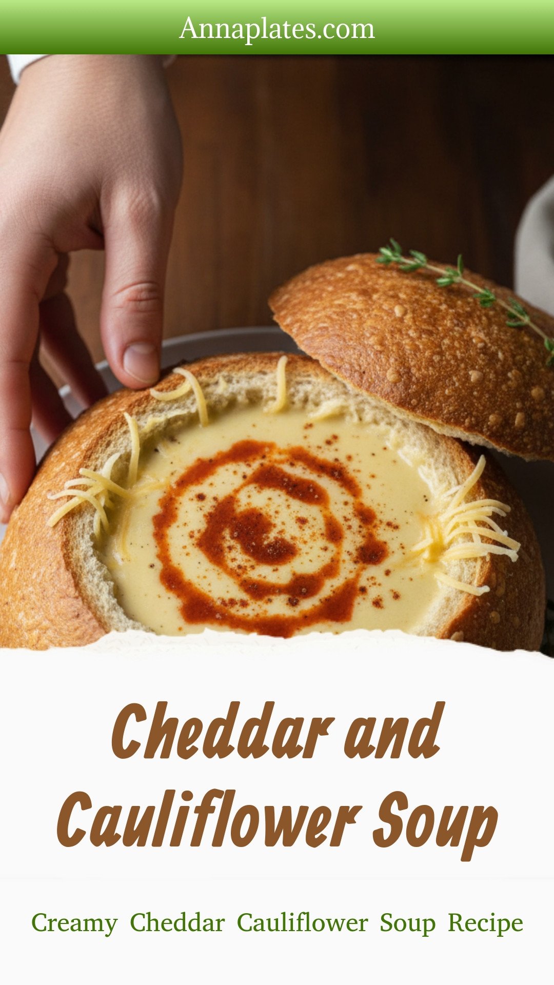 Cheddar and Cauliflower Soup