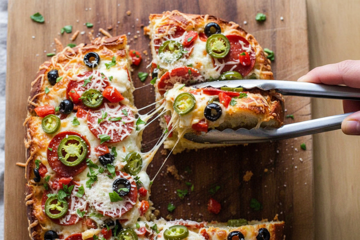 Cheesy Hormel Pepperoni Jalapeno Pull Apart Bread: Hormel Pepperoni Jalapeno Pull Apart Bread