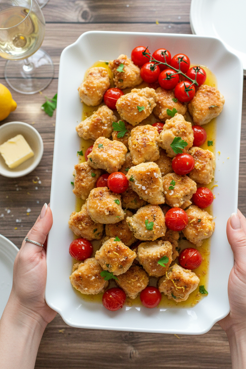 Chicken Scampi Bites