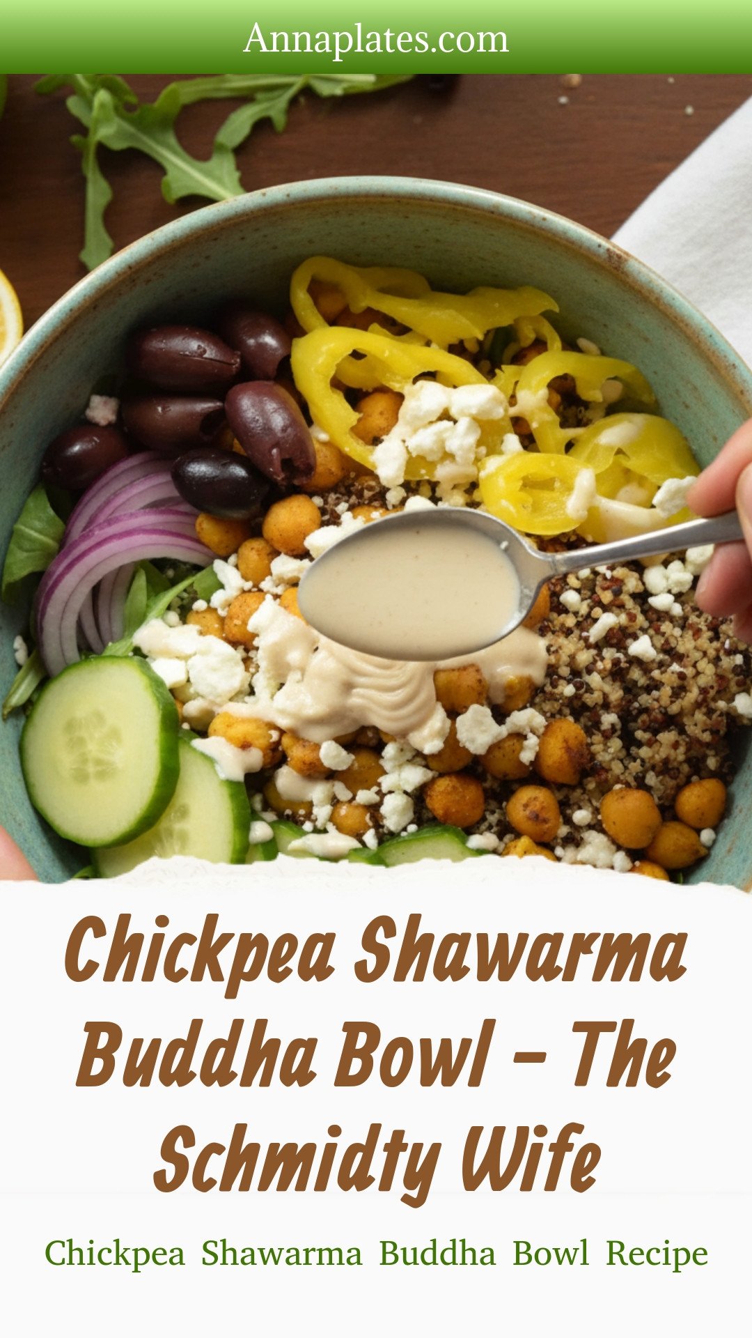 Chickpea Shawarma Buddha Bowl - The Schmidty Wife