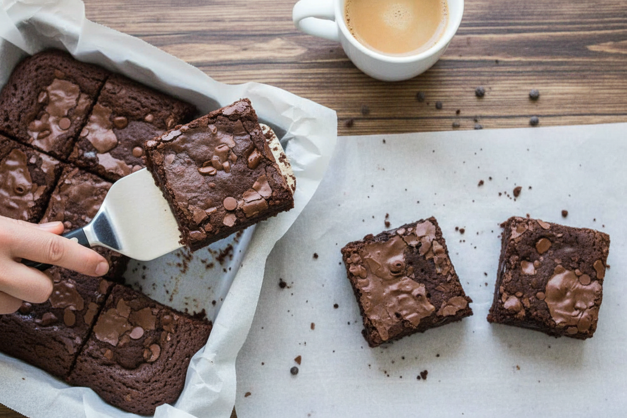 Chocolate Chip Mocha Brownies