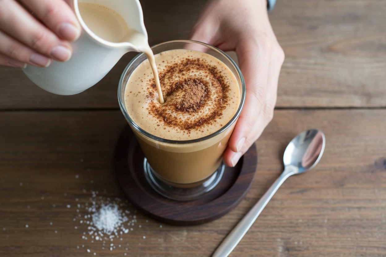 Chocolate Cinnamon Coconut Milk Latte
