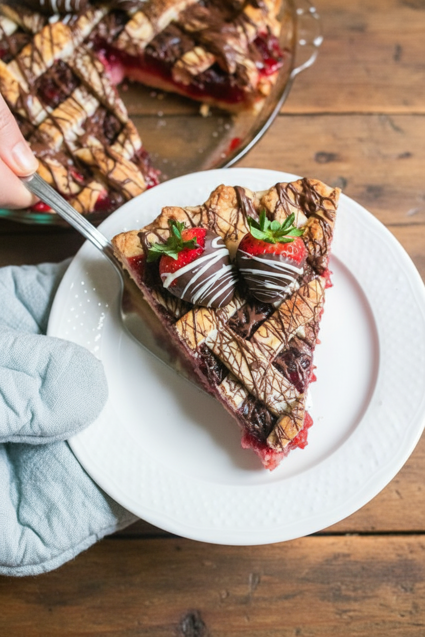 Chocolate Covered Strawberry Pie | Daily Dish Recipes