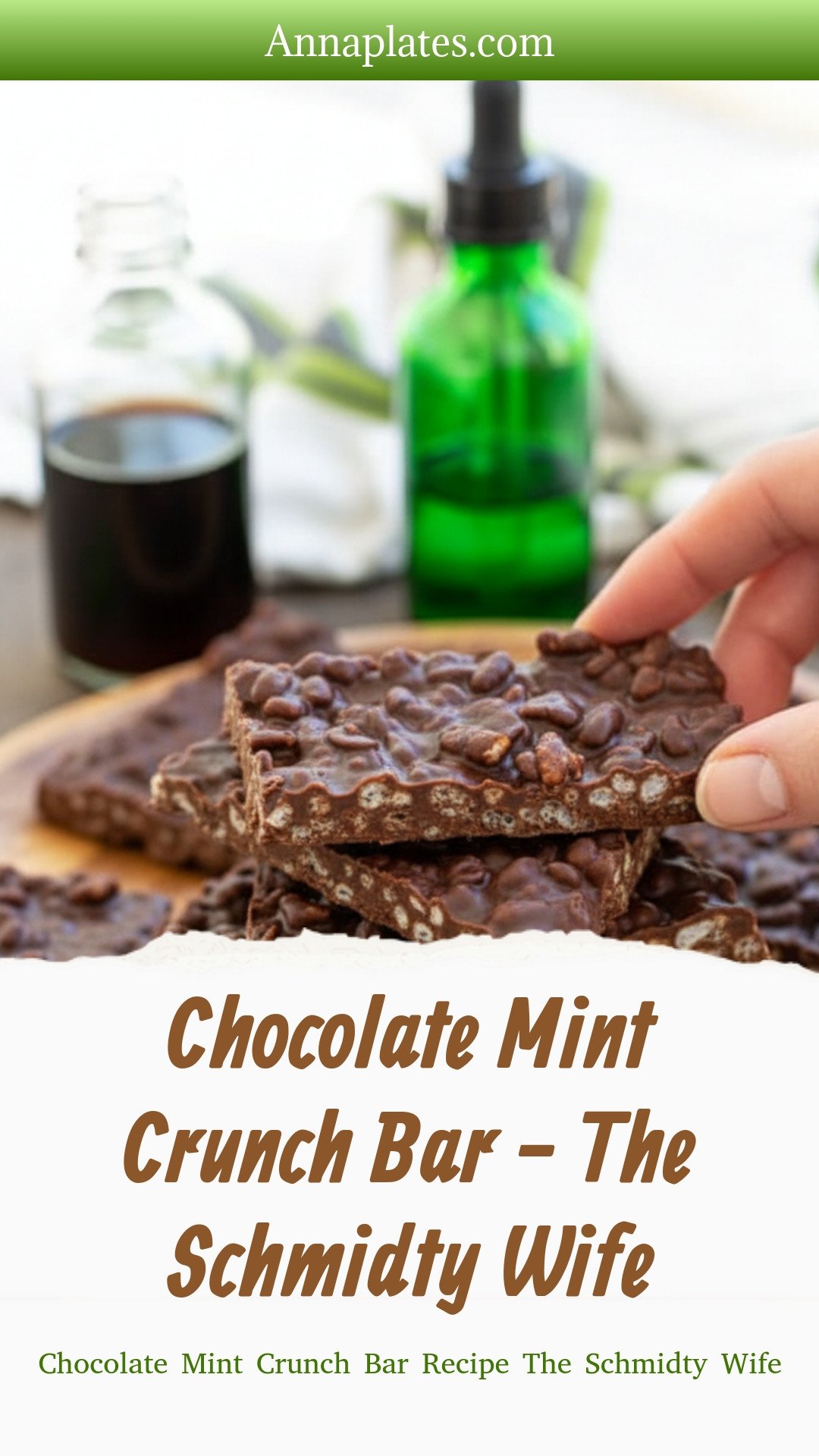Chocolate Mint Crunch Bar - The Schmidty Wife