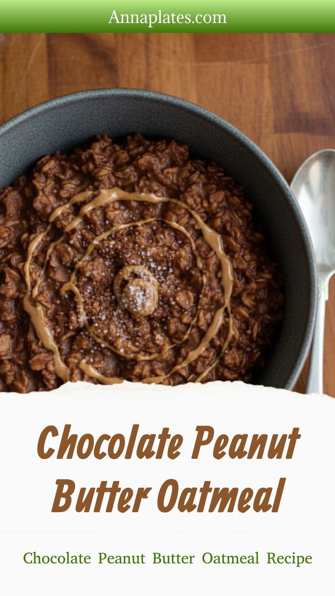 Chocolate Peanut Butter Oatmeal