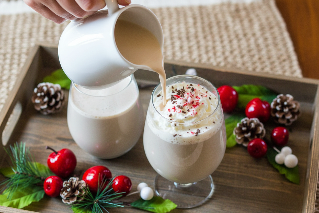 Chocolate Peppermint Eggnog