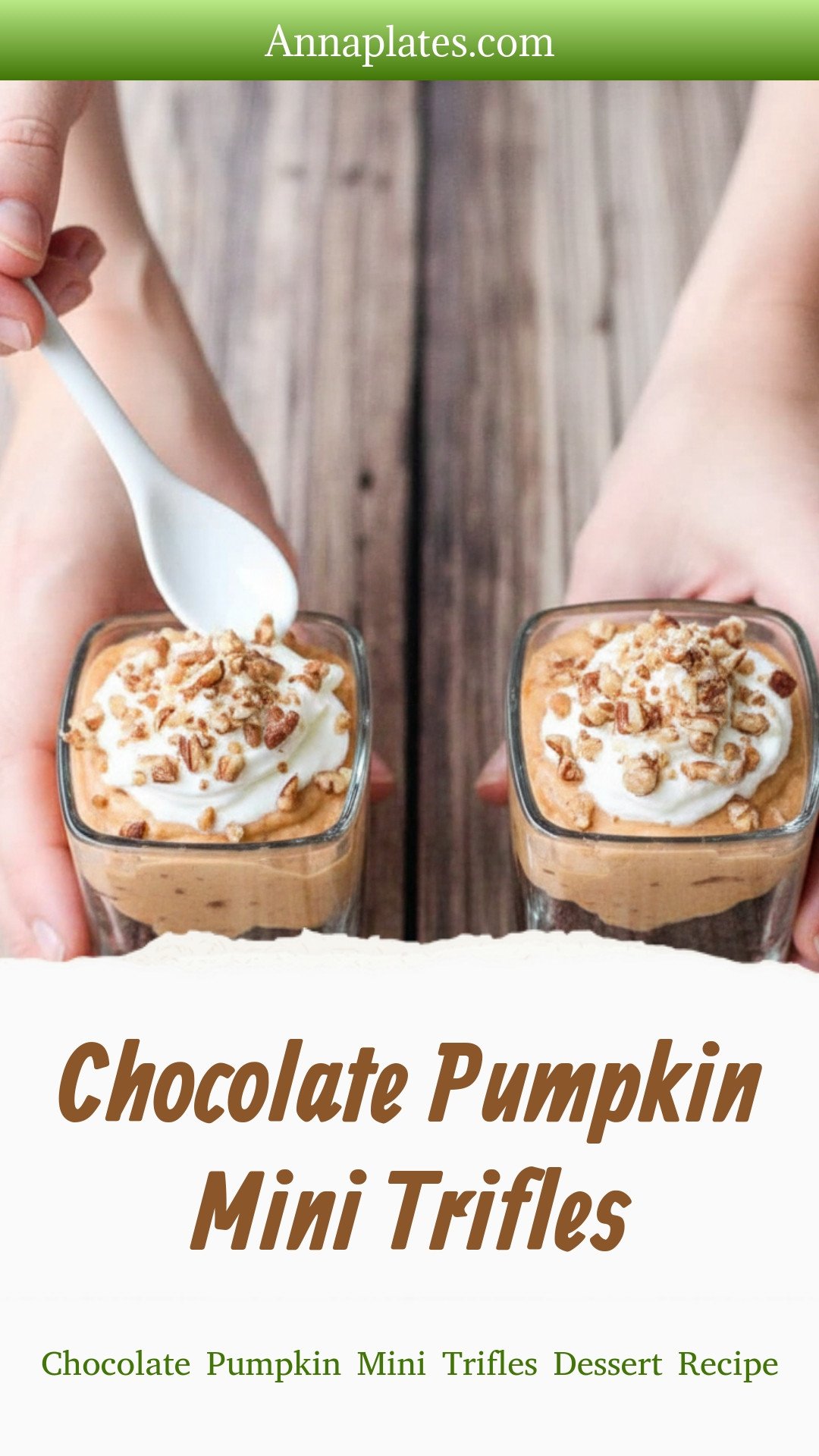 Chocolate Pumpkin Mini Trifles