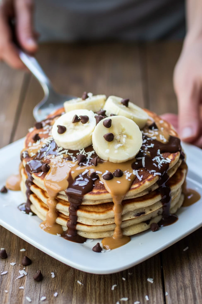 Chunky Monkey Pancakes