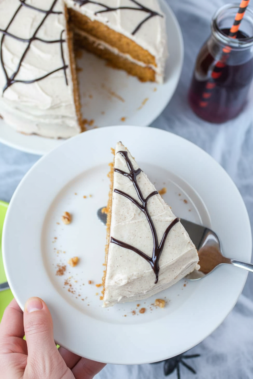 Cinnamon Frosted Pumpkin Spice Layer Cake | Daily Dish Recipes