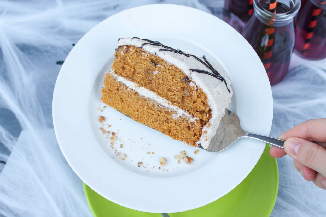 Cinnamon Frosted Pumpkin Spice Layer Cake | Daily Dish Recipes
