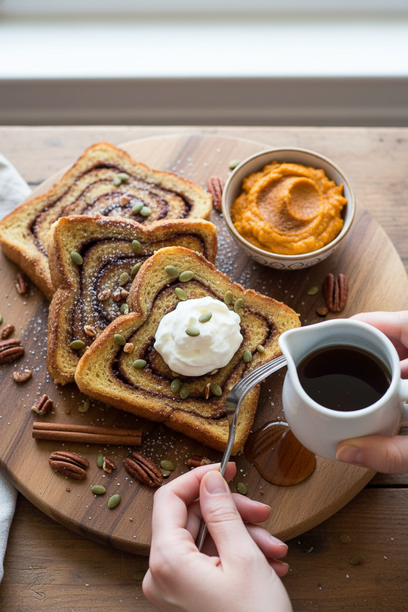 Cinnamon Pumpkin French Toast