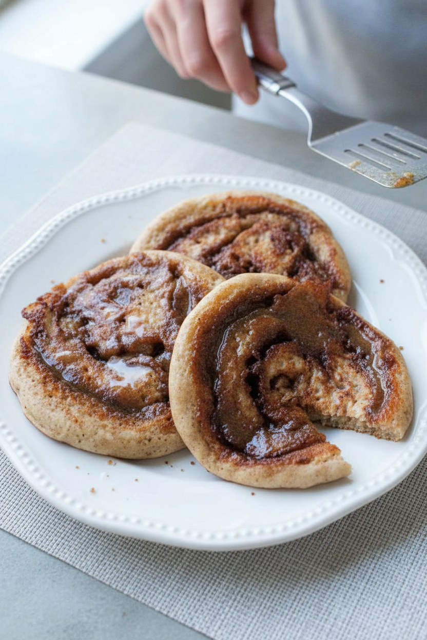 Cinnamon Roll Pancakes 